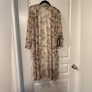 Floral Sheer Kimono